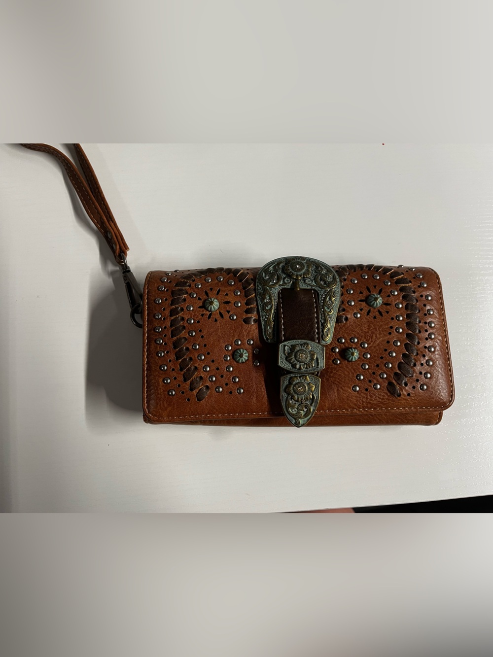 Montana West Buckle Wristlet